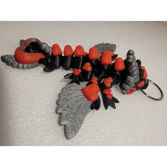 Tiny heart dragon multicolorr - Picture 3 of 6